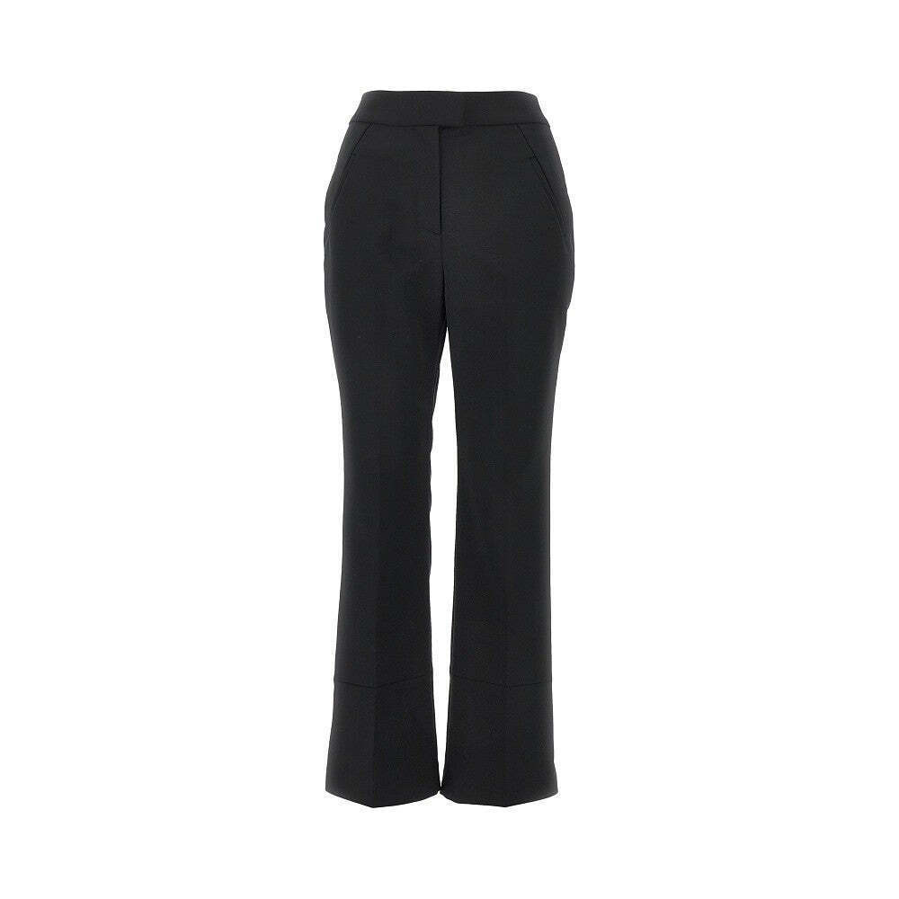 Entire Studios Wool-Blend Cropped Flared Pants